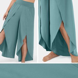 Halara High Waisted Palazzo Pant, Mineral Blue, 2x